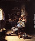 Gerrit Dou Canvas Paintings - The Extraction of Tooth
